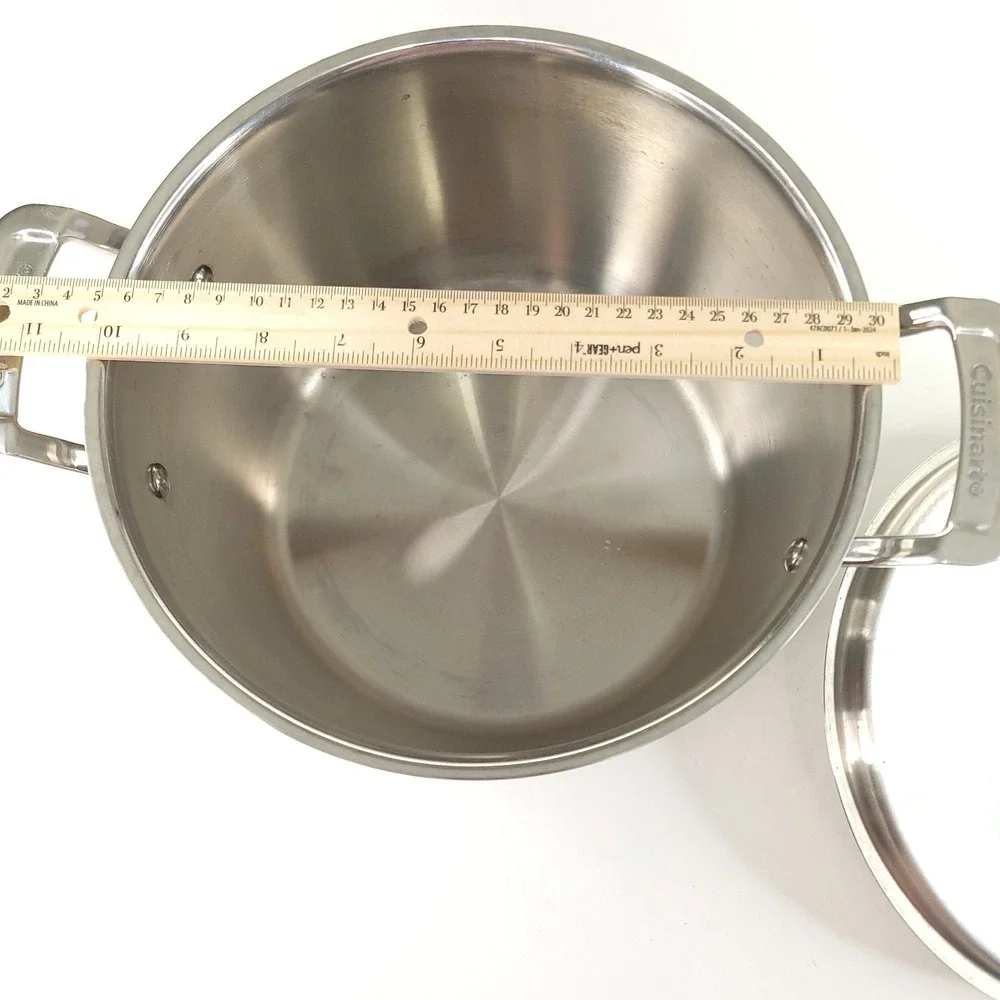 Cuisinart 8 Qt Stockpot Stainless Steel MCPS66-24N MultiClad Pro w/ Lid Tri Ply